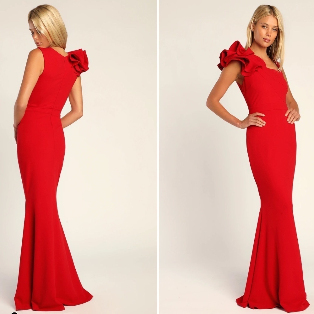 LULU's Sexy Prom Wedding Special Event Classic Minimalistic Chic Modern Maxi